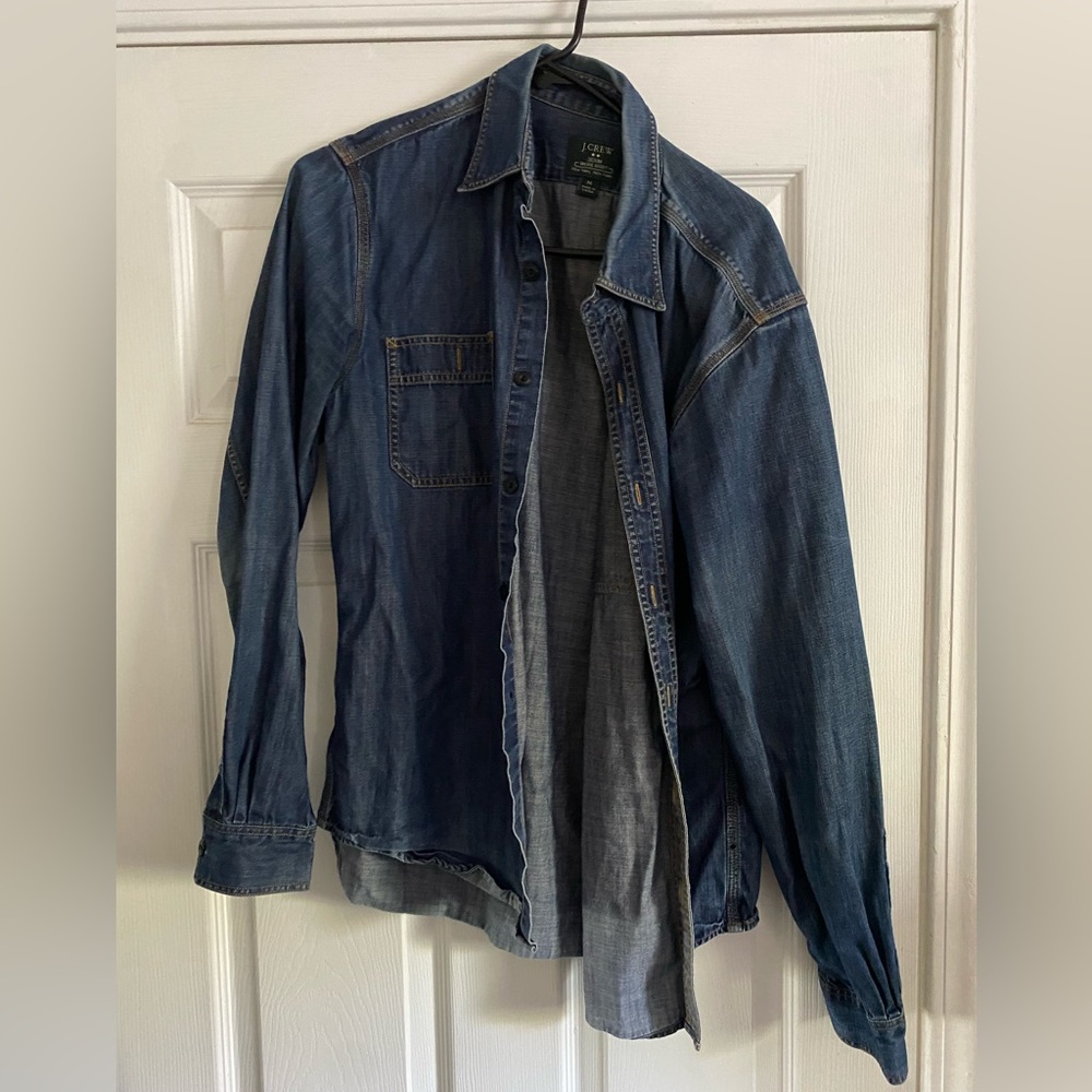 J.Crew Heavyweight Denim Button Down